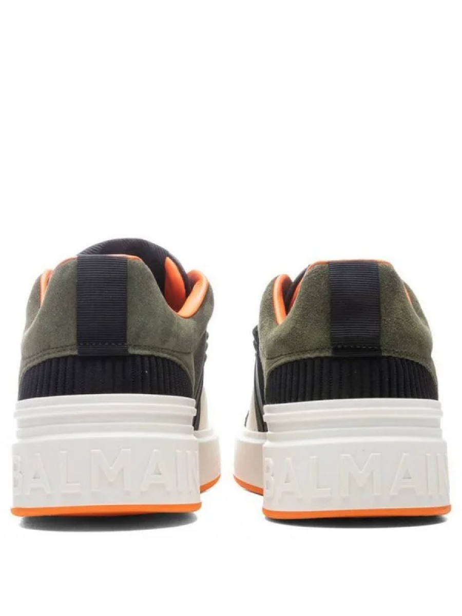 Кроссовки Balmain B-skate Low Top Зеленые