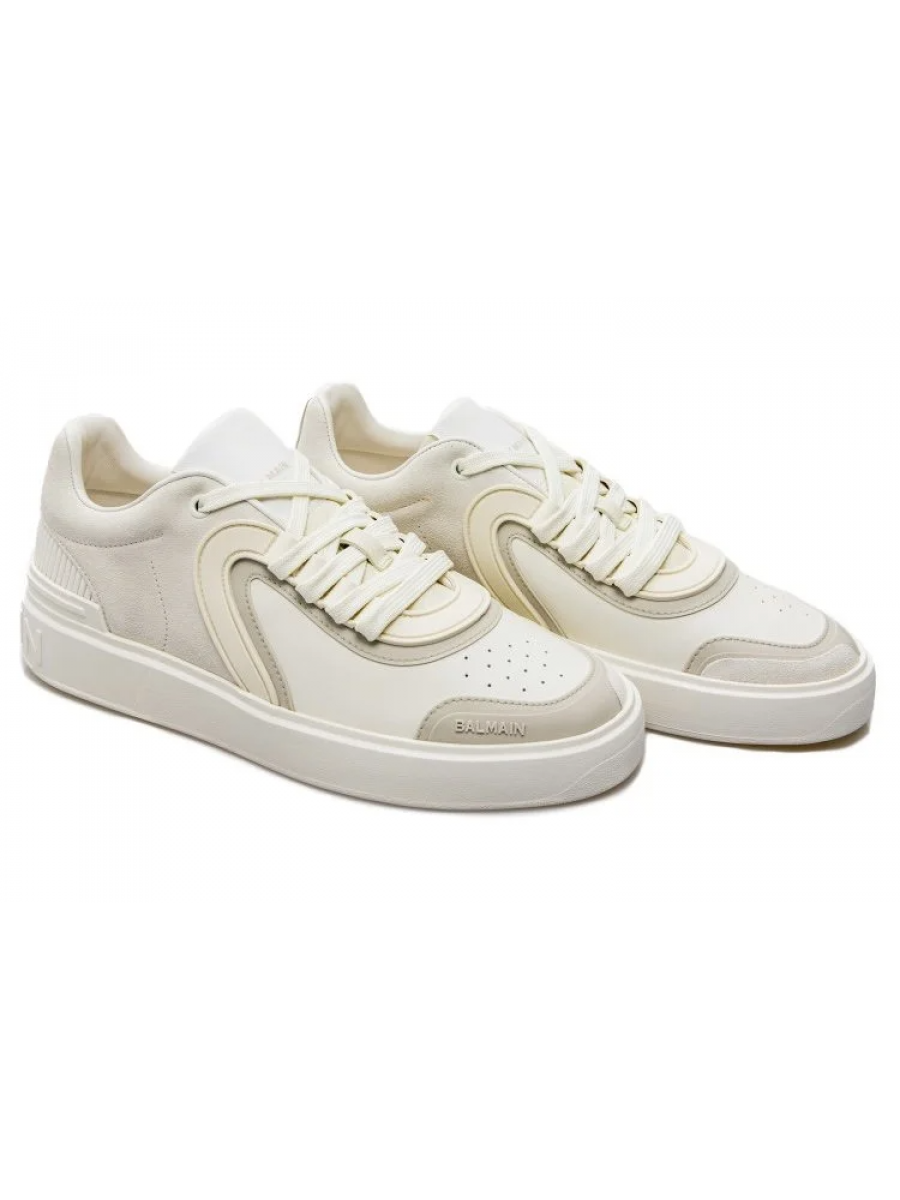 Кроссовки Balmain B-skate Low Top Белые Balmain