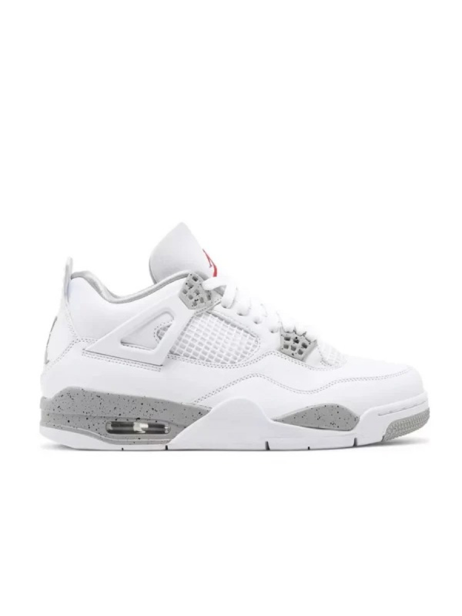 Кроссовки Nike Jordan 4 Retro White Oreo Белые