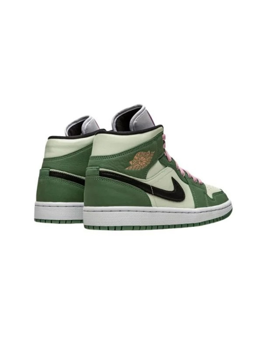 Кроссовки Nike Jordan 1 Mid Wmns Зеленые