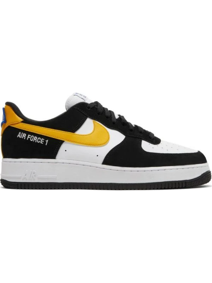 Кроссовки Nike Air Force 1 Low Gs Athletic Club Black University Gold Черные