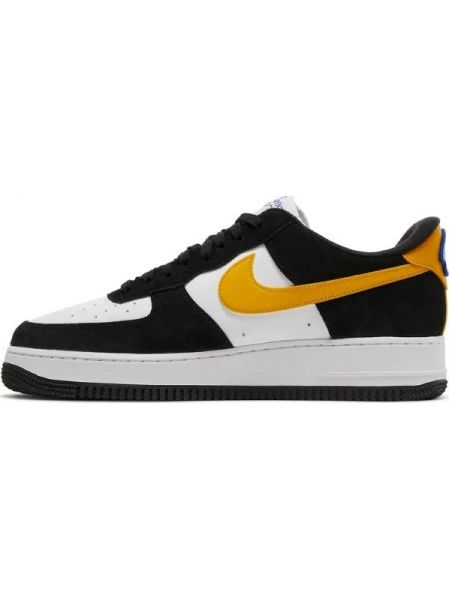 Кроссовки Nike Air Force 1 Low Gs Athletic Club Black University Gold Черные