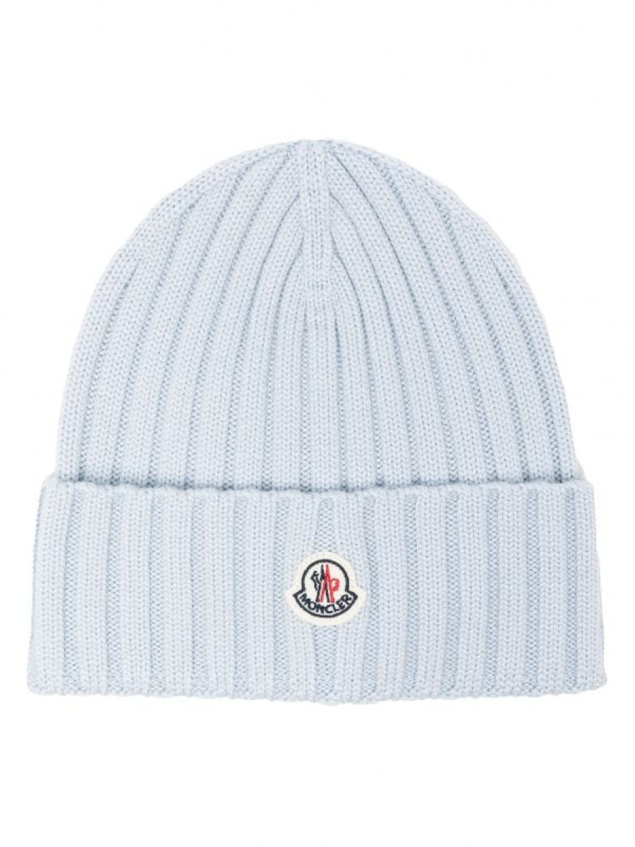 Шапка Moncler Голубая Moncler