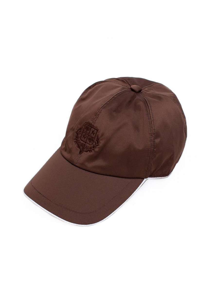 Бейсболка Loro Piana Коричневая Loro Piana