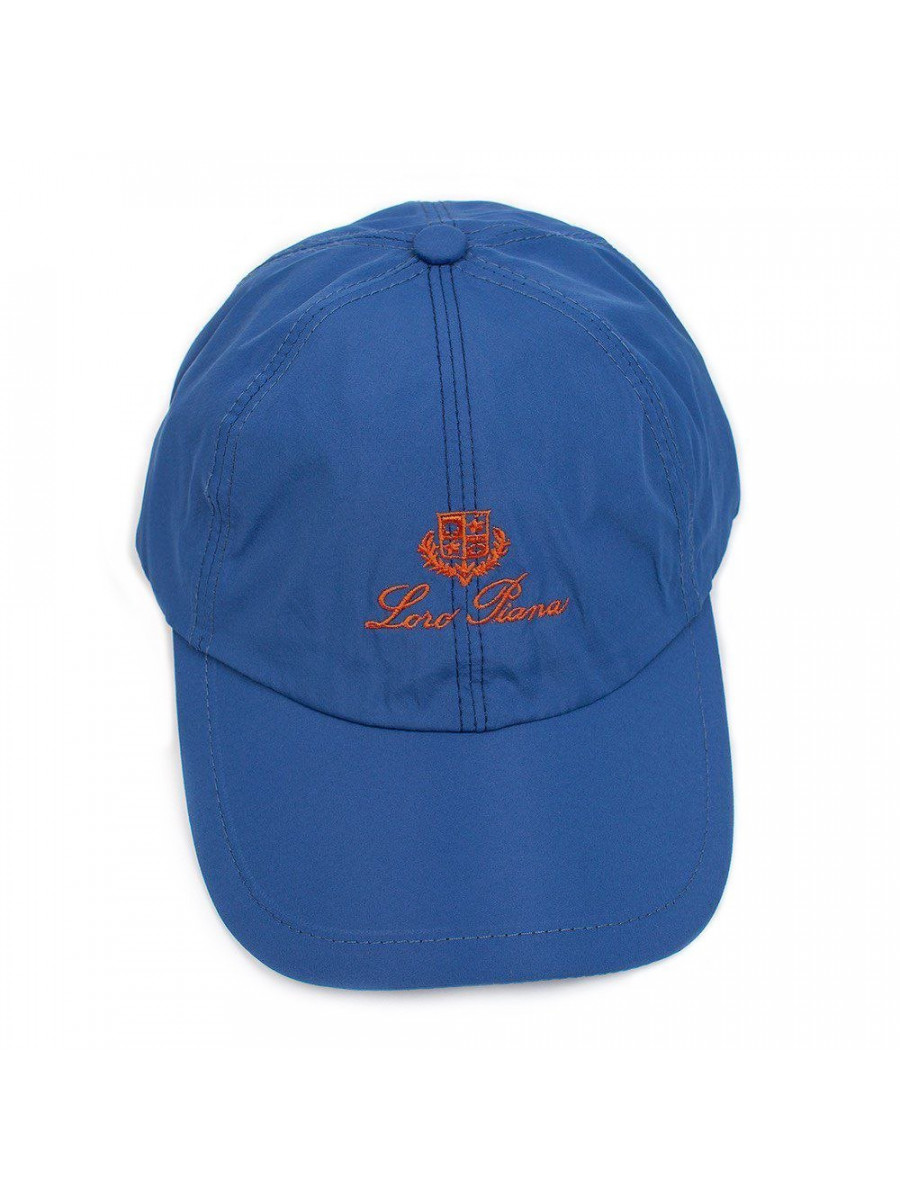 Бейсболка Loro Piana Синяя Loro Piana