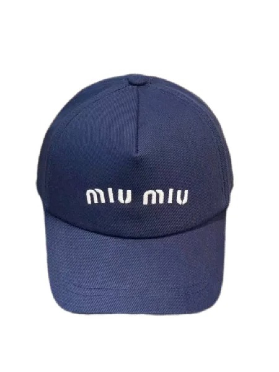 Бейсболка Miu Miu Синяя Miu Miu