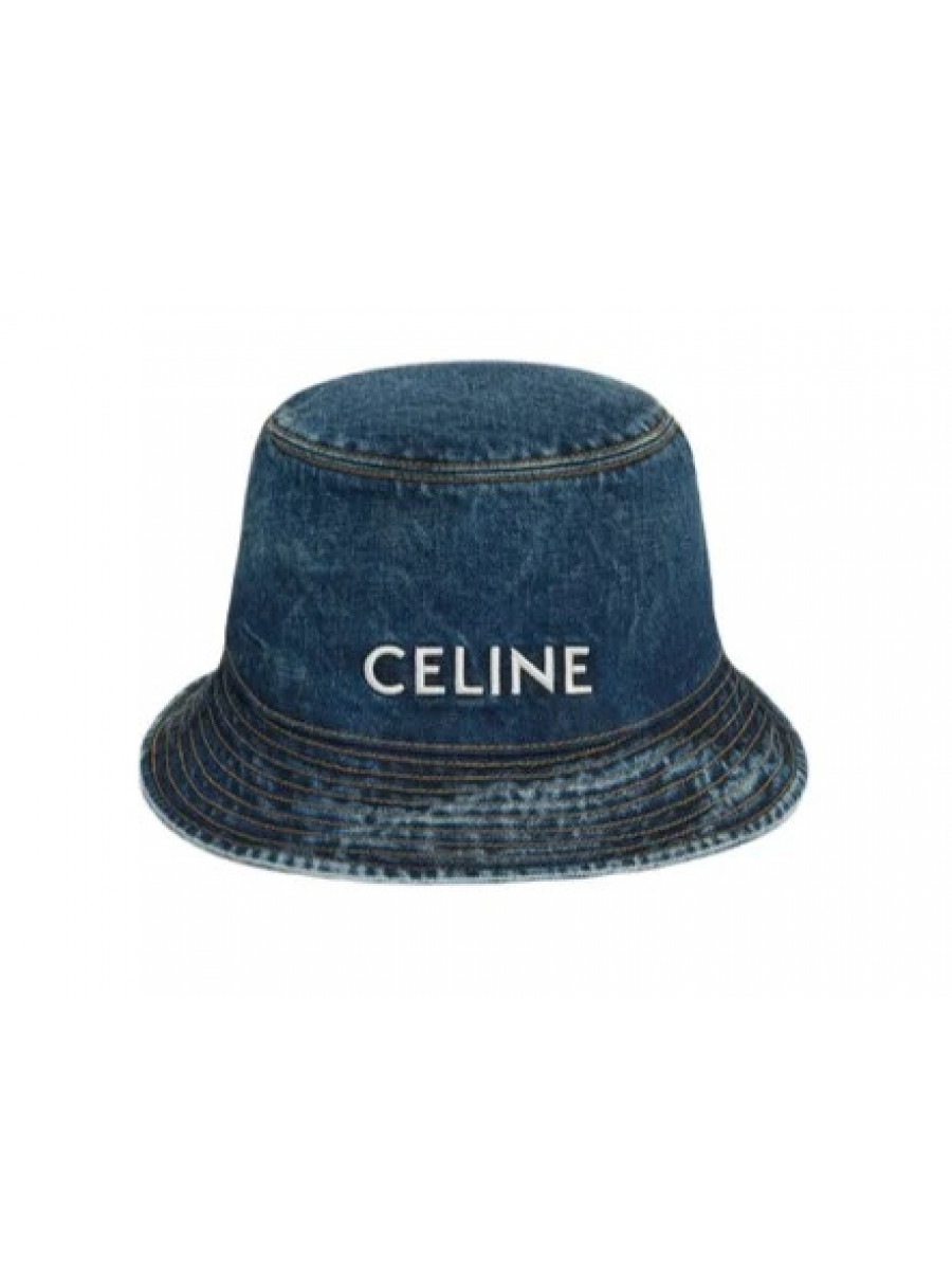 Панама Celine Union Wash Синяя Celine