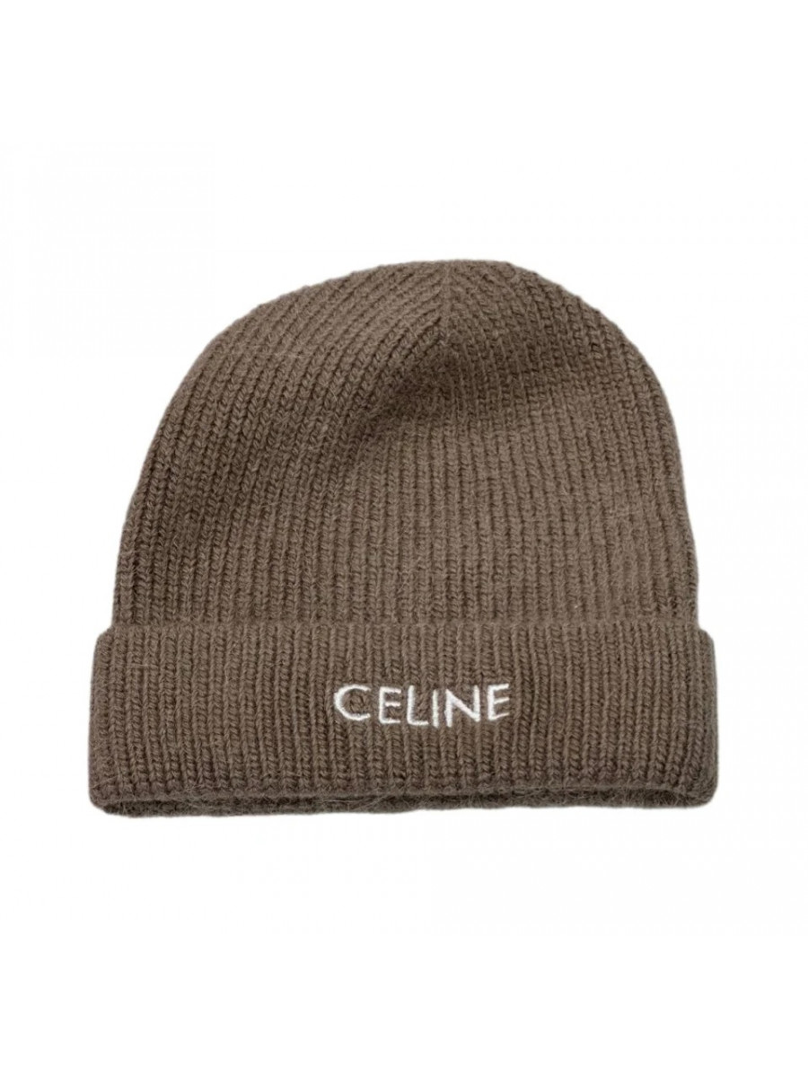 Шапка Celine Коричневая