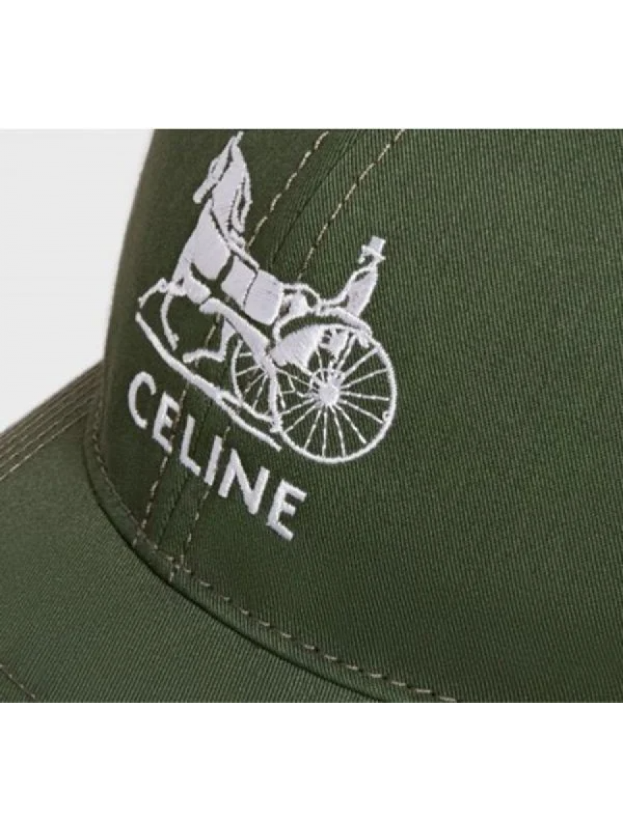 Бейсболка Celine Зеленая