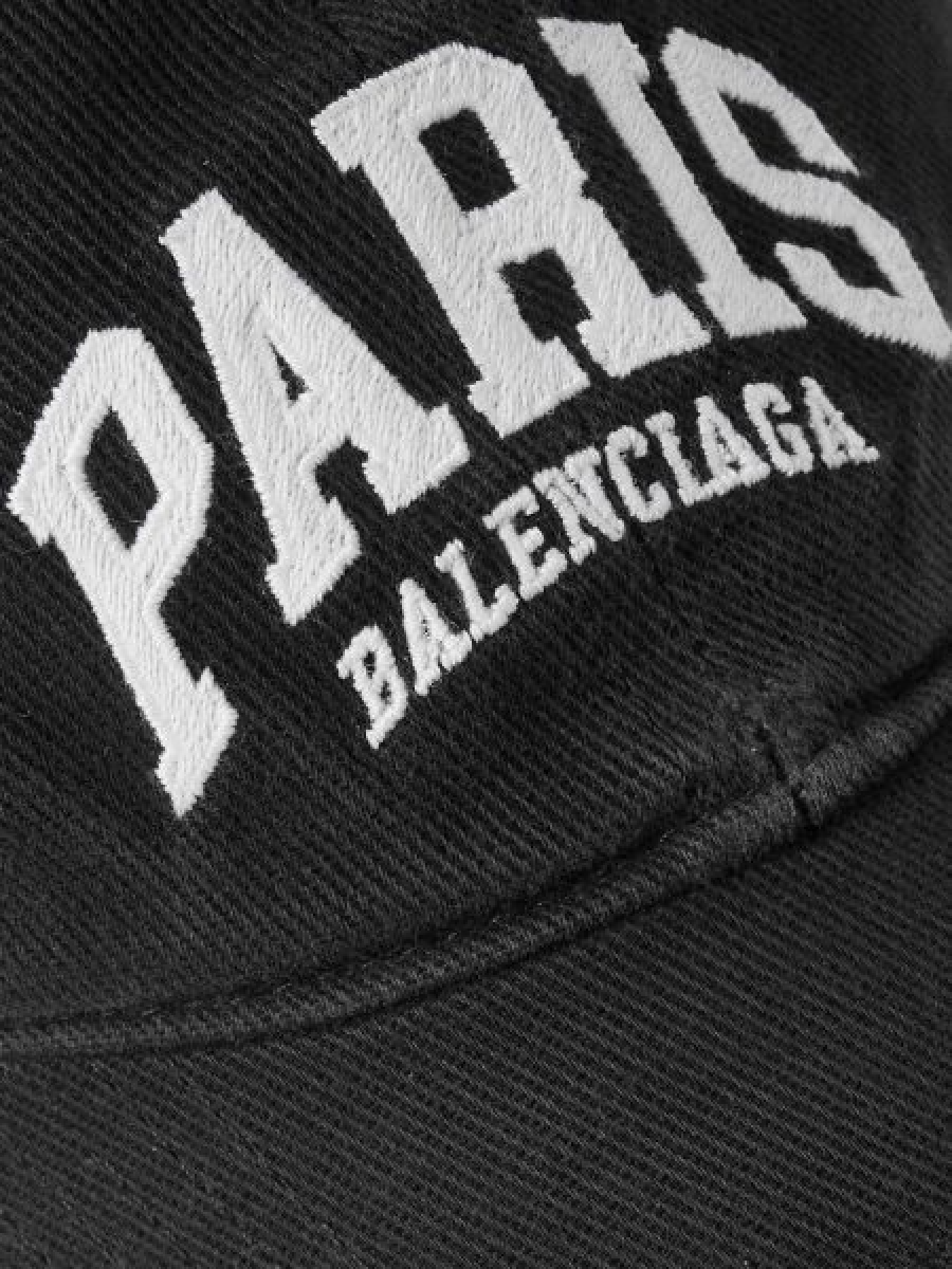 Бейсболка Balenciaga Cities Черная