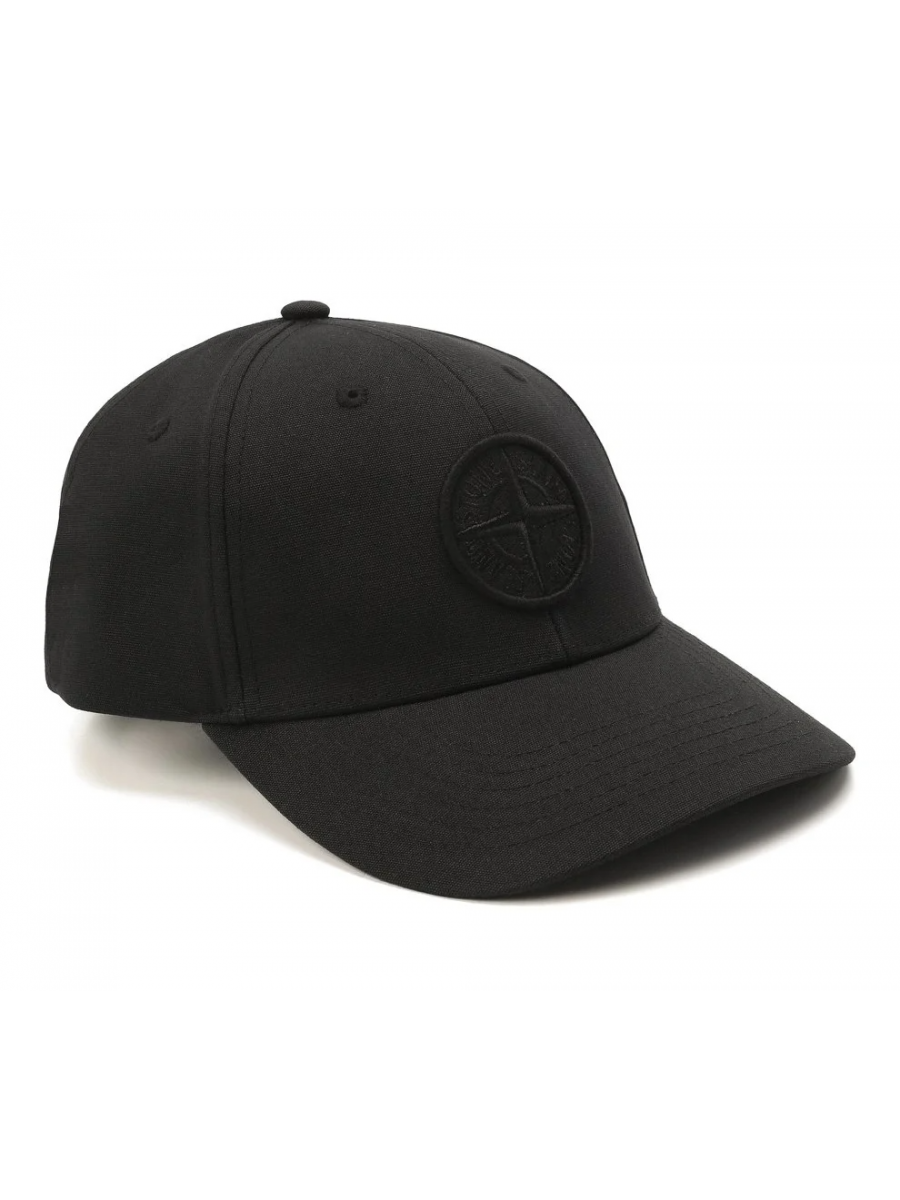 Бейсболка Stone Island Черная Stone Island