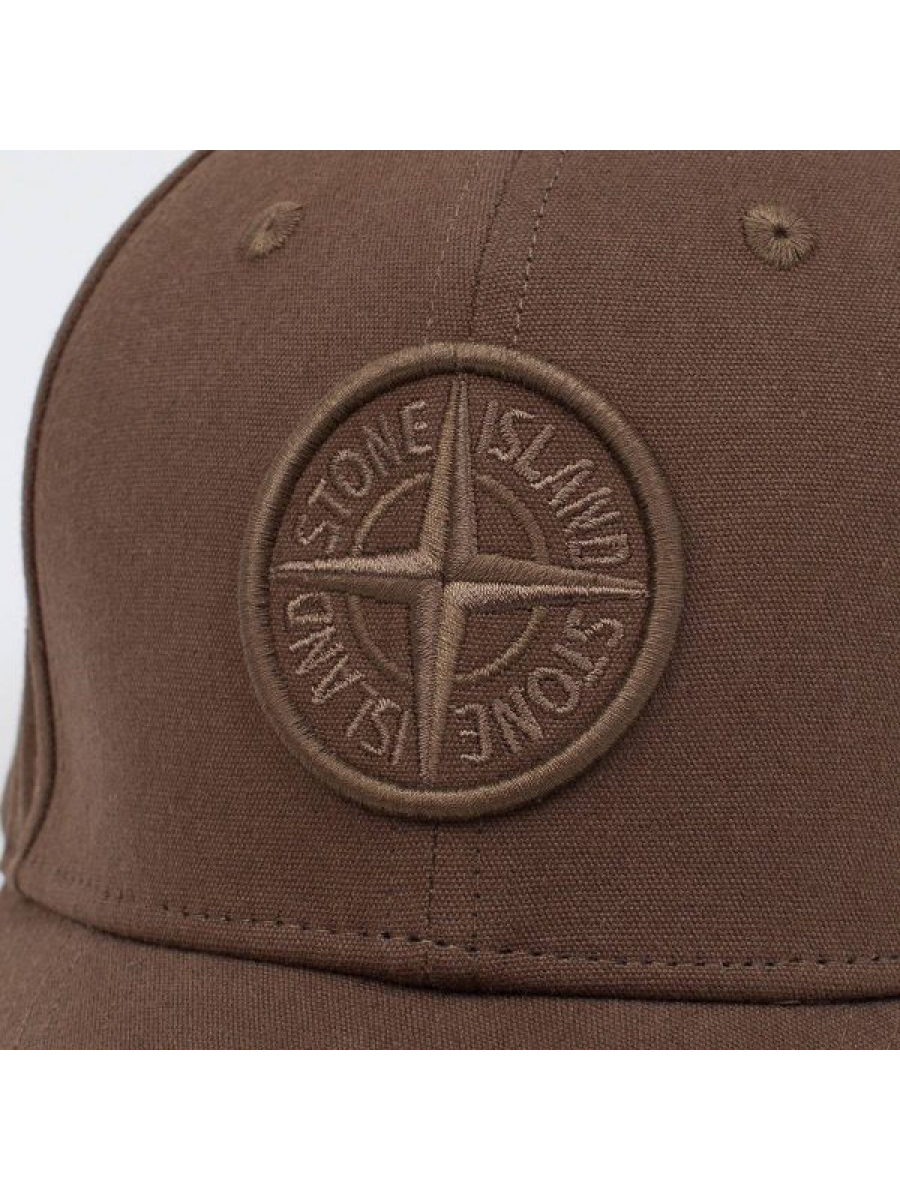 Бейсболка Stone Island Коричневая